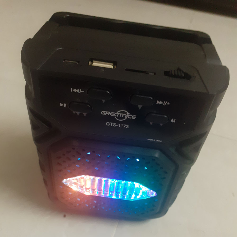 اسپیکر بلوتوثی قابل حمل مدل GTS-1173