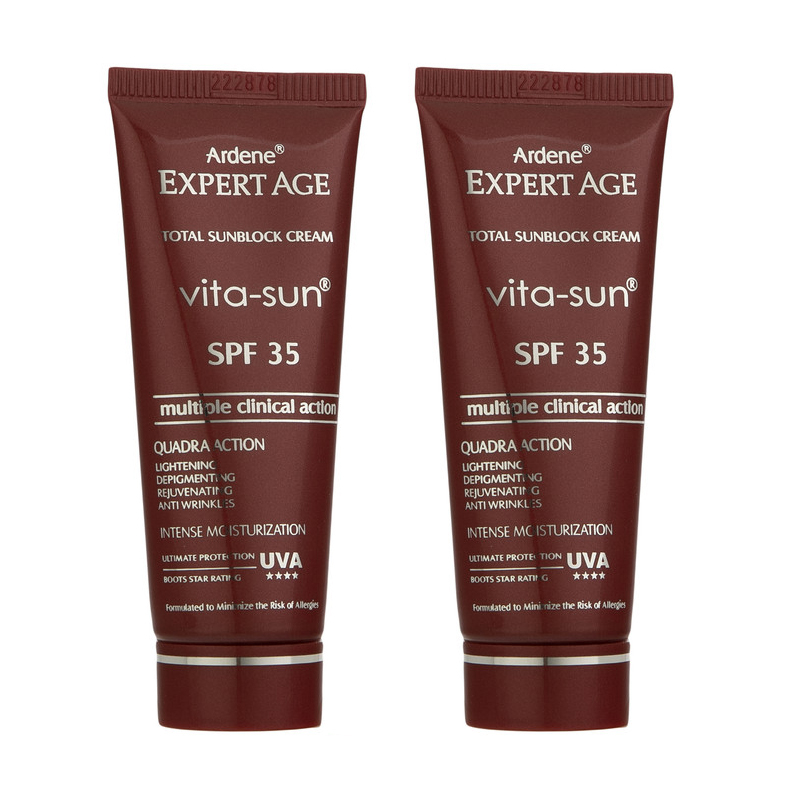 کرم ضد آفتاب آردن اکسپرت ایج مدل Vita-Sun حجم 45 میلی لیتر بسته 2 عددی