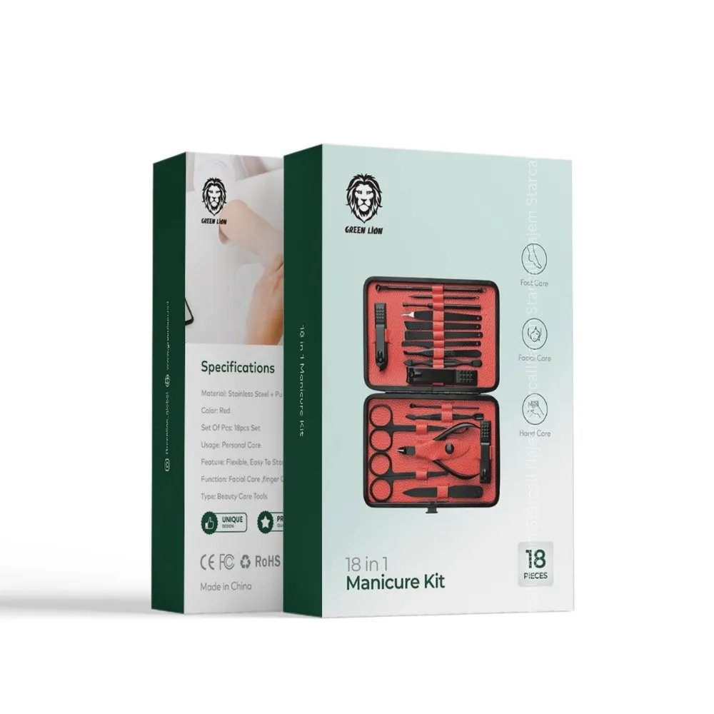 ست مانیکور و پدیکور گرین لاین مدل Clipper مجموعه 18 عددی