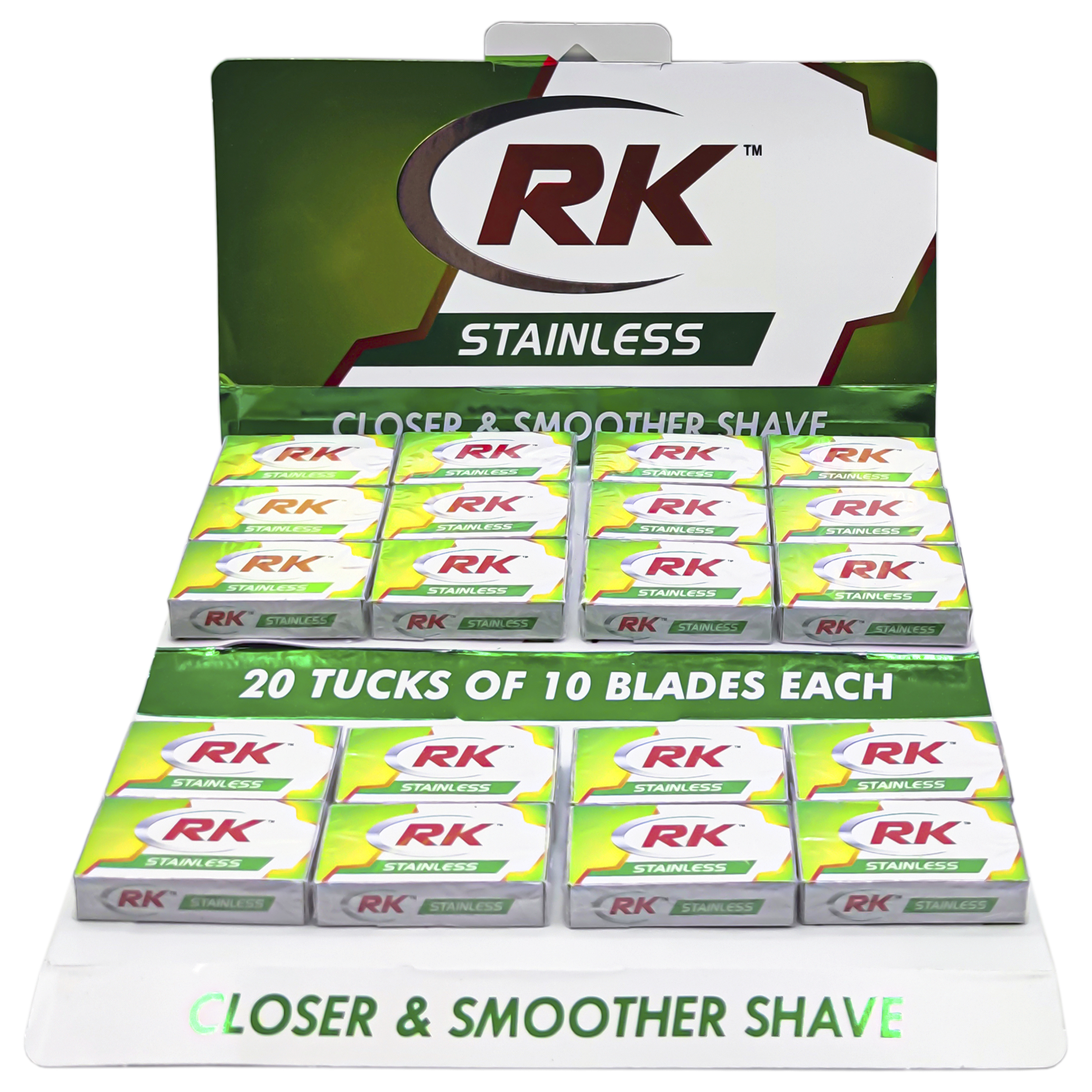 تیغ یدک اصلاح آر کی مدل DE10-1018 مجموعه 20 عددی