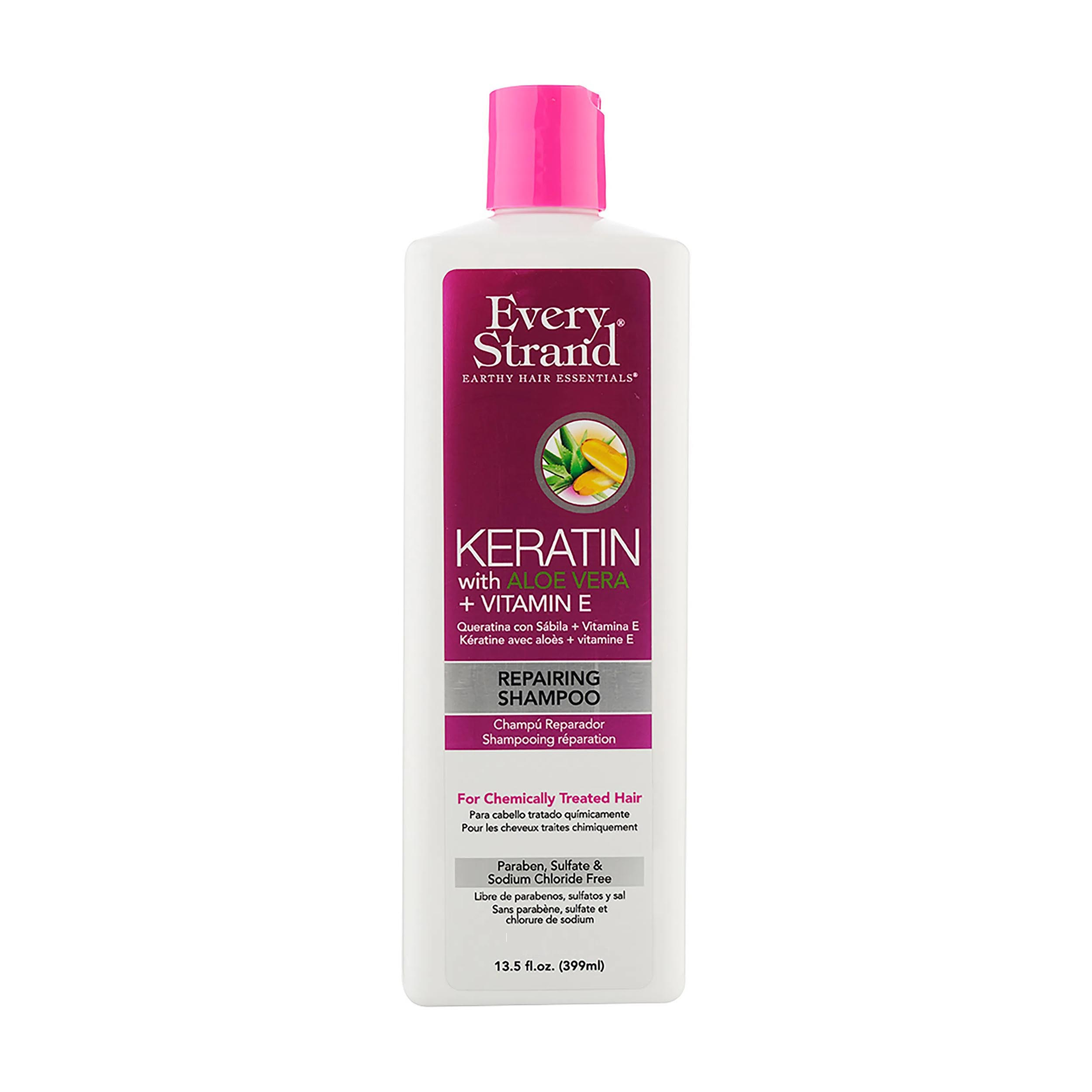 شامپو مو اوری استرند مدل Keratin Aloe حجم 399 میلی لیتر