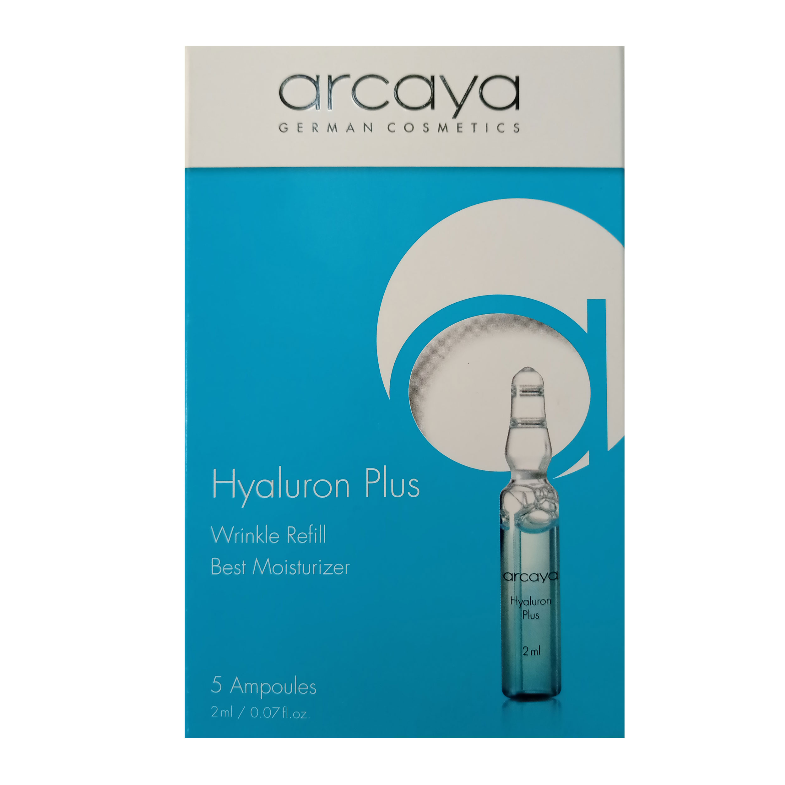 سرم ضد چروک آرکایا مدل Hyaluron plus حجم 2 میلی لیتر بسته 5 عددی