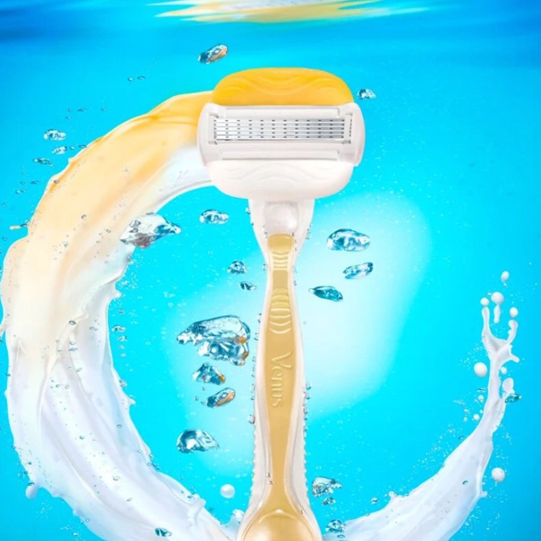 تیغ یدک ژیلت مدل  venus Olay Comfortglide بسته ‏4 عددی