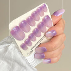 ناخن مصنوعی دست میراکل آرت مدل گرد کد R2400109 بسته 24 عددی