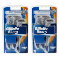 خود تراش ‏ژیلت مدل Blue 3 بسته 6 عددی