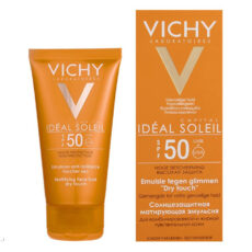 فلوئید ضد آفتاب ویشی سری Ideal Soleil مدل Dry Touch حجم 50 میلی لیتر