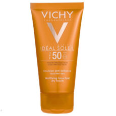 فلوئید ضد آفتاب ویشی سری Ideal Soleil مدل Dry Touch حجم 50 میلی لیتر