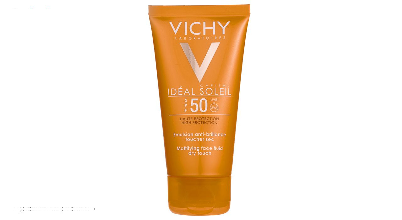 فلوئید ضد آفتاب ویشی سری Ideal Soleil مدل Dry Touch حجم 50 میلی لیتر