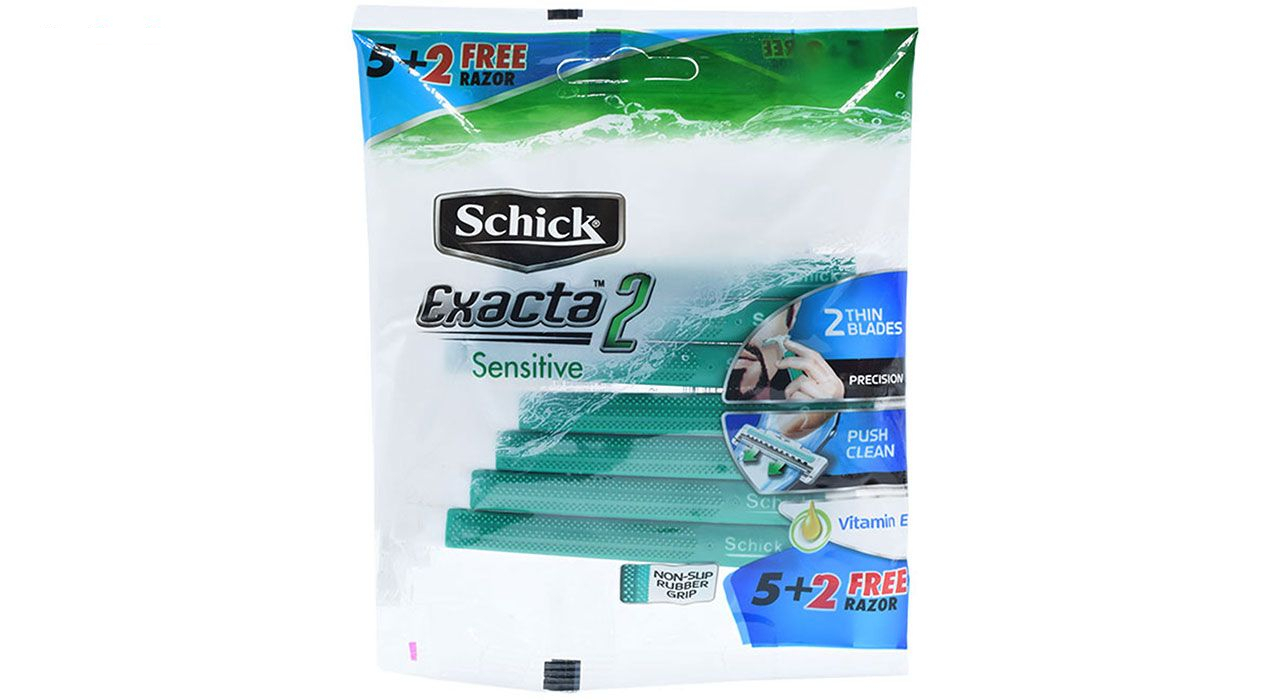 خودتراش شیک مدل Exacta 2 بسته 7 عددی