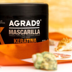 ماسک مو آگرادو مدل Keratina حجم 500 میلی لیتر به همراه شامپو مو مدل Keratin حجم 400 میلی لیتر