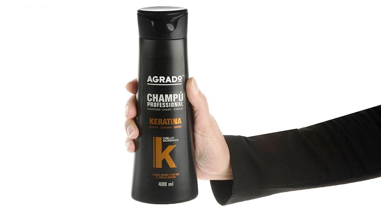 ماسک مو آگرادو مدل Keratina حجم 500 میلی لیتر به همراه شامپو مو مدل Keratin حجم 400 میلی لیتر