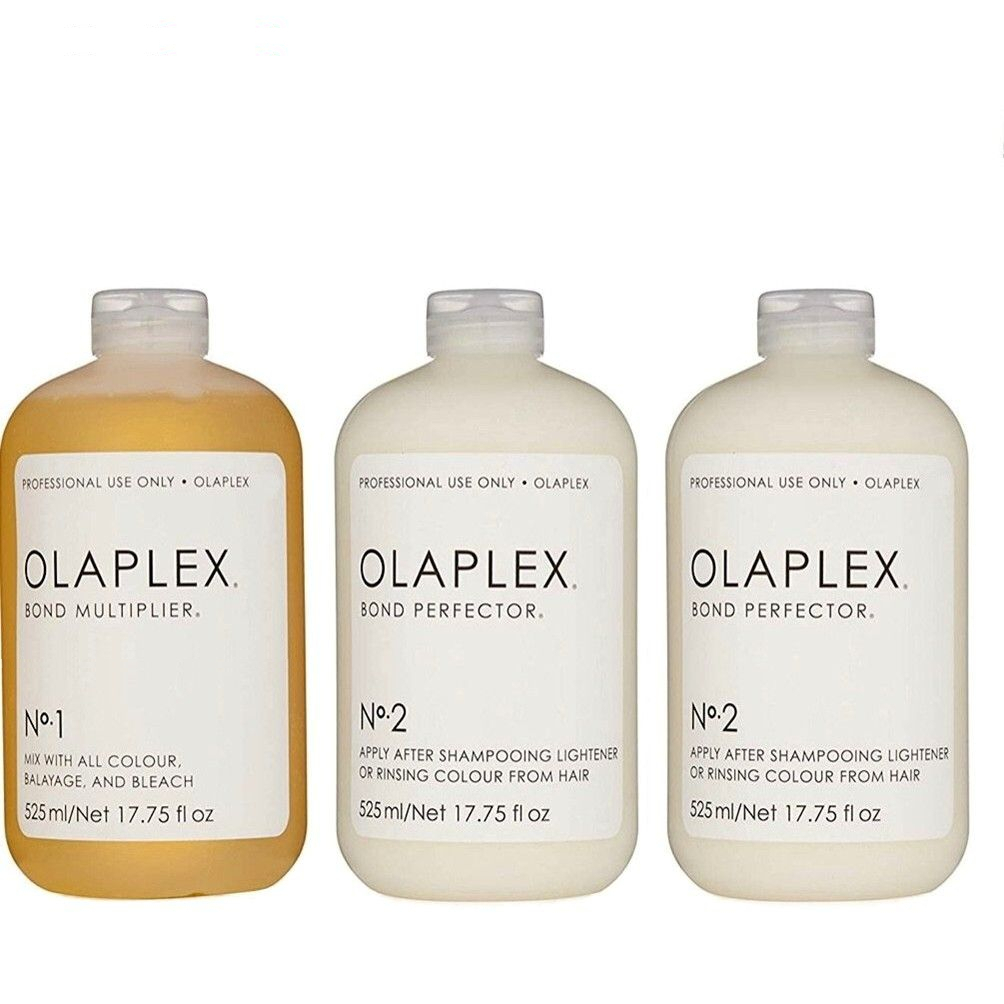 سرم مو اولاپلکس مدل salon kit حجم 525 میلی لیتر بسته 3 عددی