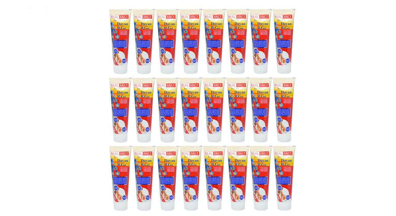 ژل موضعی ریلنس مدل R.Gel وزن 100 گرم مجموعه 24 عددی