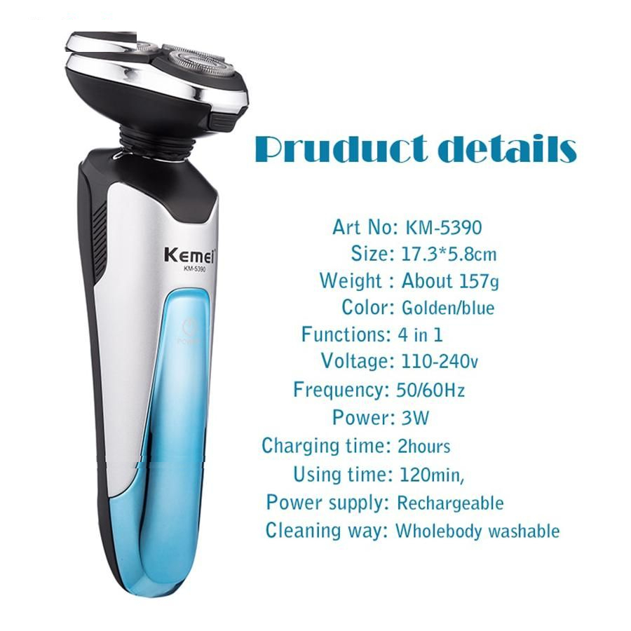 ماشین اصلاح موی سر و صورت کیمی مدل km-5390