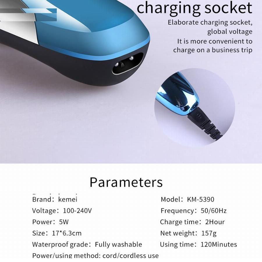 ماشین اصلاح موی سر و صورت کیمی مدل km-5390