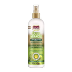 اسپری مو آفریکن پراید مدل زیتون مناسب برای موهای فر و مجعد حجم 355 میلی لیتر