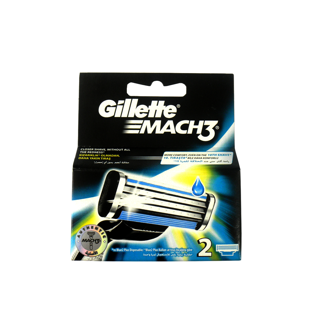 تیغ یدک ژیلت مدل Mach 3 بسته ‏2 عددی