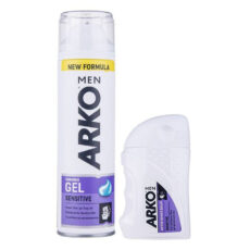 ژل اصلاح آرکو من مدل Sensitive حجم 200 میلی لیتر به همراه افتر شیو حجم 150 میلی لیتر