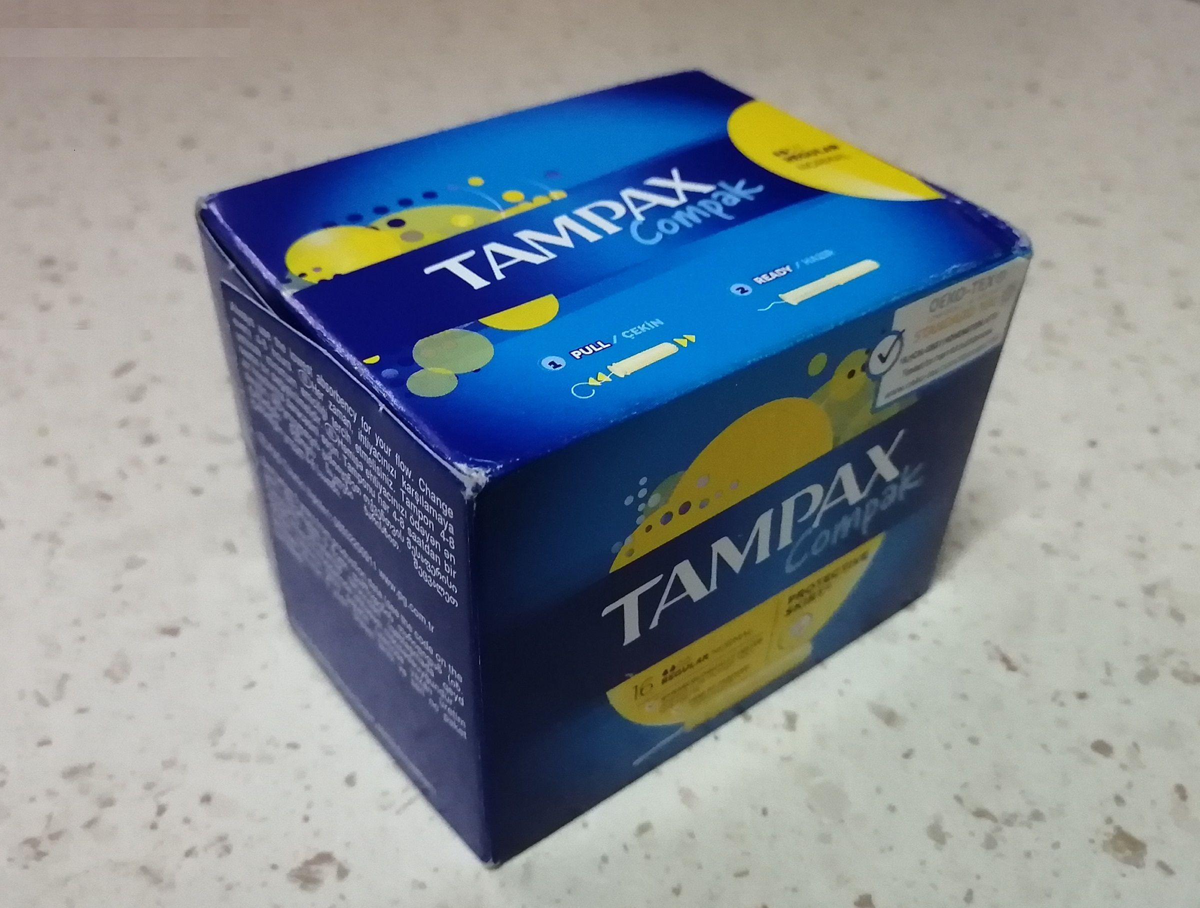 تامپون تامپکس مدل Regular Compak مجموعه 2 عددی