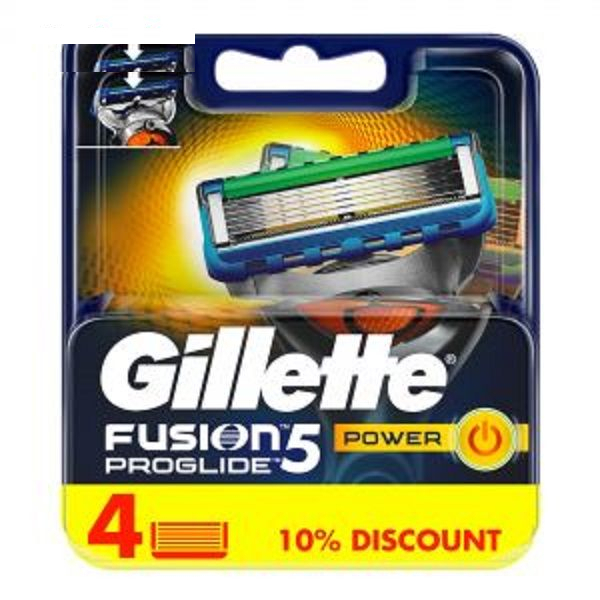 تیغ یدک ژیلت مدل فیوژن پروگلاید پاور بسته 4 عددی