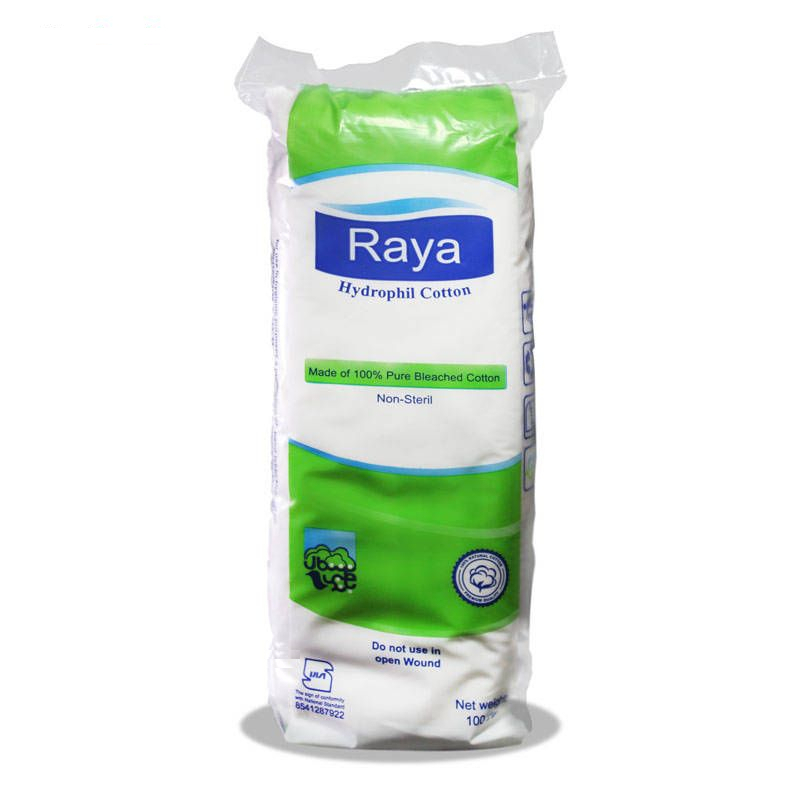 پنبه بهداشتی رایا کد 020 وزن 100 گرم مجموعه 20 عددی