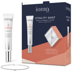 سرم پوست آیوما مدل Vitality Shot حجم 15 میلی لیتر به همراه دستبند سواروسکی مدل Cristaux