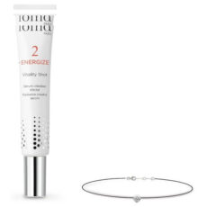 سرم پوست آیوما مدل Vitality Shot حجم 15 میلی لیتر به همراه دستبند سواروسکی مدل Cristaux