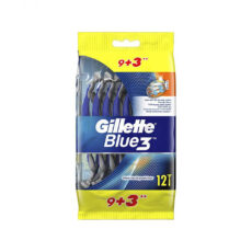 خود تراش ‏ژیلت مدل Blue 3 بسته 12 عددی