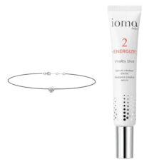 سرم پوست آیوما مدل Vitality Shot حجم 15 میلی لیتر به همراه دستبند سواروسکی مدل Cristaux