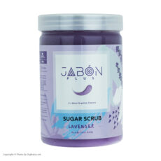 اسکراب شکری لایه بردار پوست ژبن پلاس مدل Lavender وزن 900 گرم