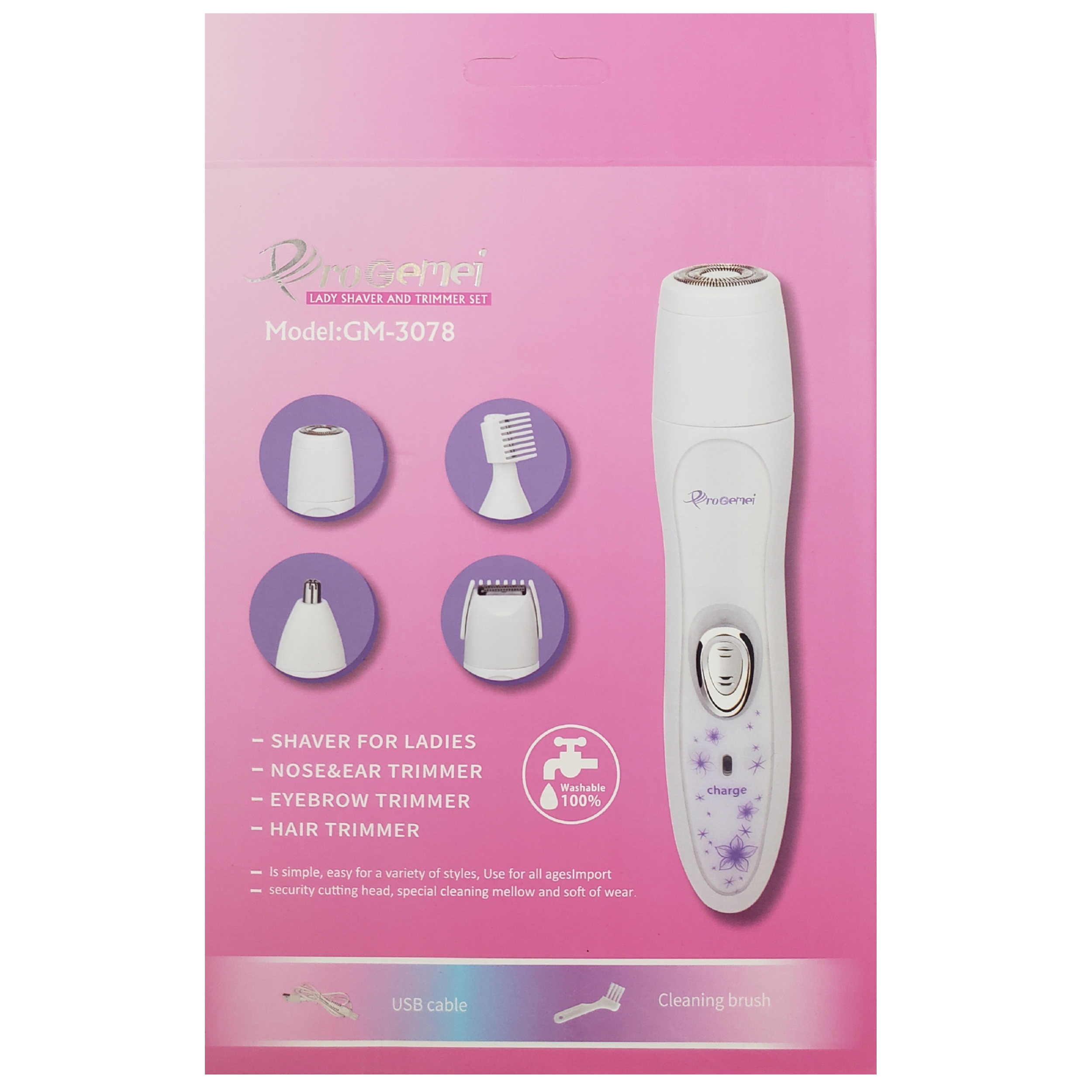 موزن گوش، بینی و ابرو پروجیمی مدل Gm-3078