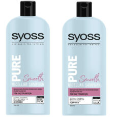 شامپو مو سایوس مدل پیور اسموت حجم 550 میلی لیتر مجموعه 2 عددی