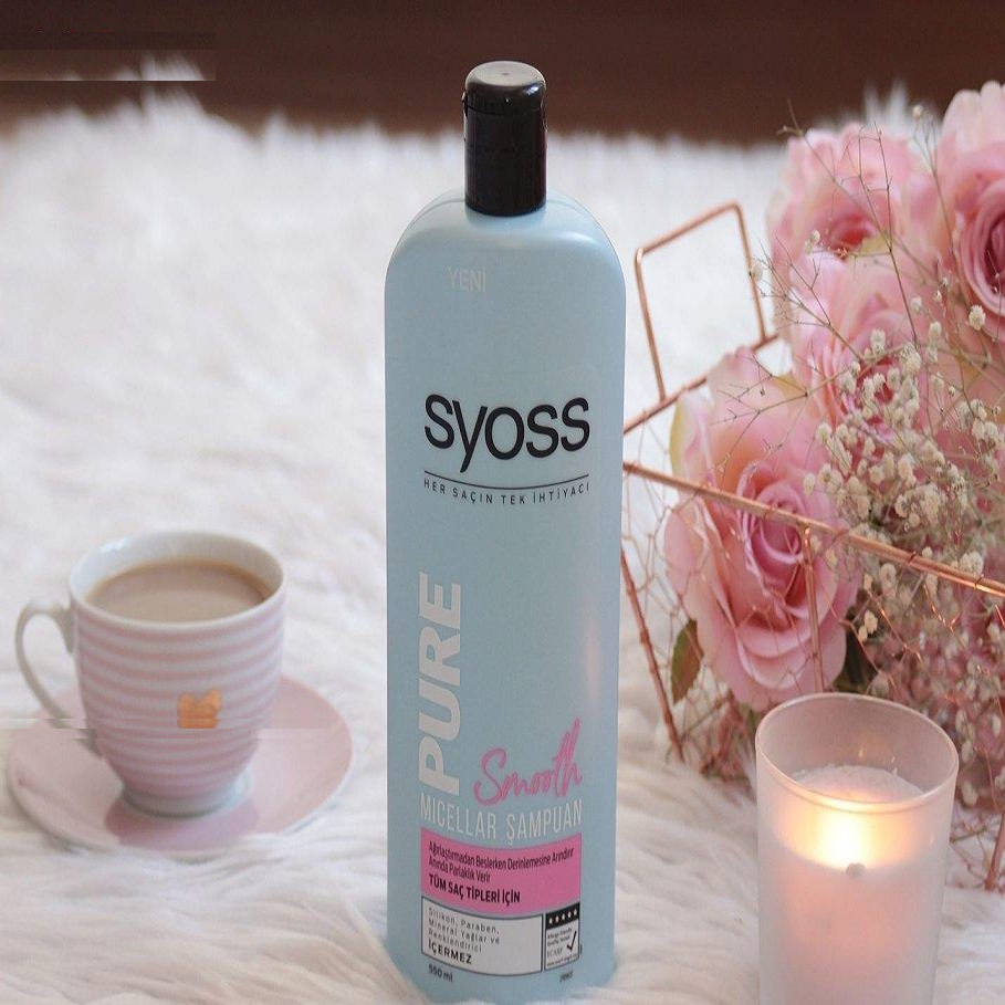 شامپو مو سایوس مدل پیور اسموت حجم 550 میلی لیتر مجموعه 2 عددی