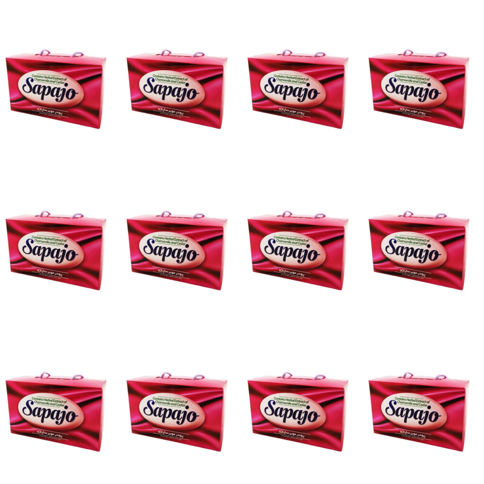 پودر موبر ساپاژو مدل کیفی وزن 500 گرم مجموعه 12 عددی