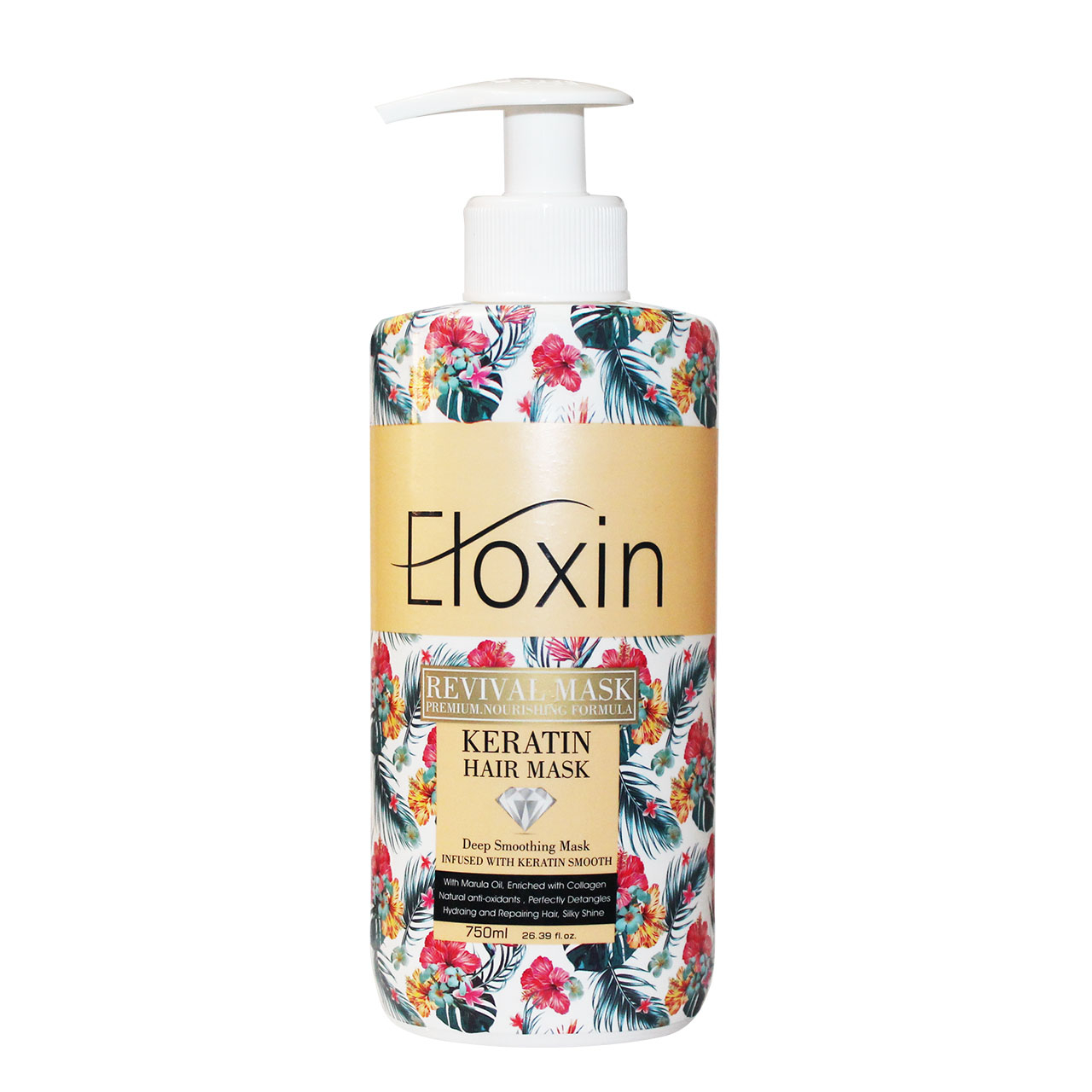 ماسک مو الوکسین مدل Kratin20 حجم 750 میلی لیتر مجموعه 6 عددی