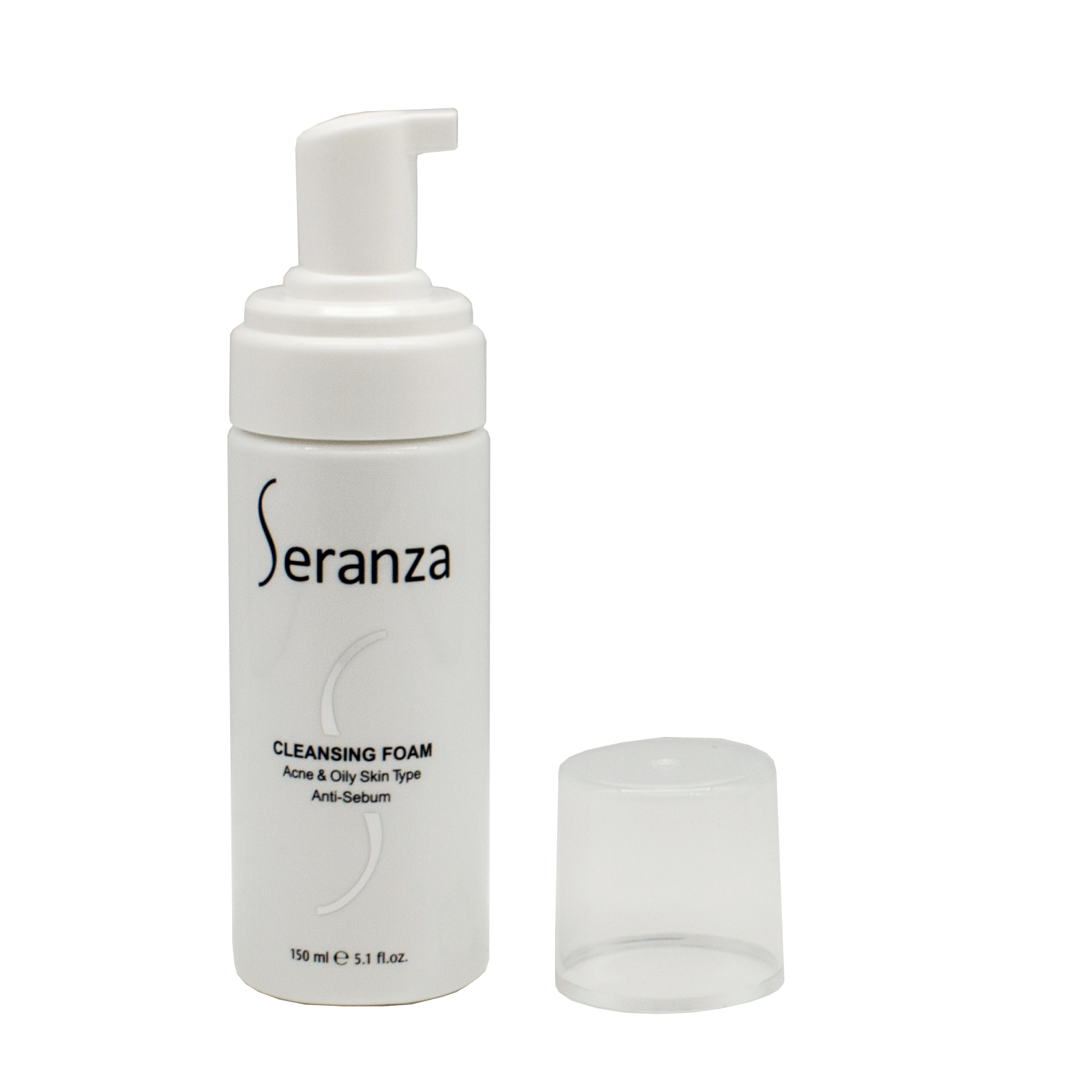 فوم پاک کننده آرایش صورت سرانزا مدل Anti Sebum حجم 150 میلی لیتر