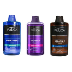 شامپو مو فولیکا مدل بدون سولفات حجم 400 میلی‌لیتر مجموعه 3 عددی