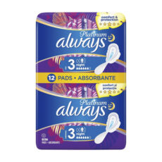 نوار بهداشتی الویز مدل Platinum Night سایز متوسط بسته 12 عددی