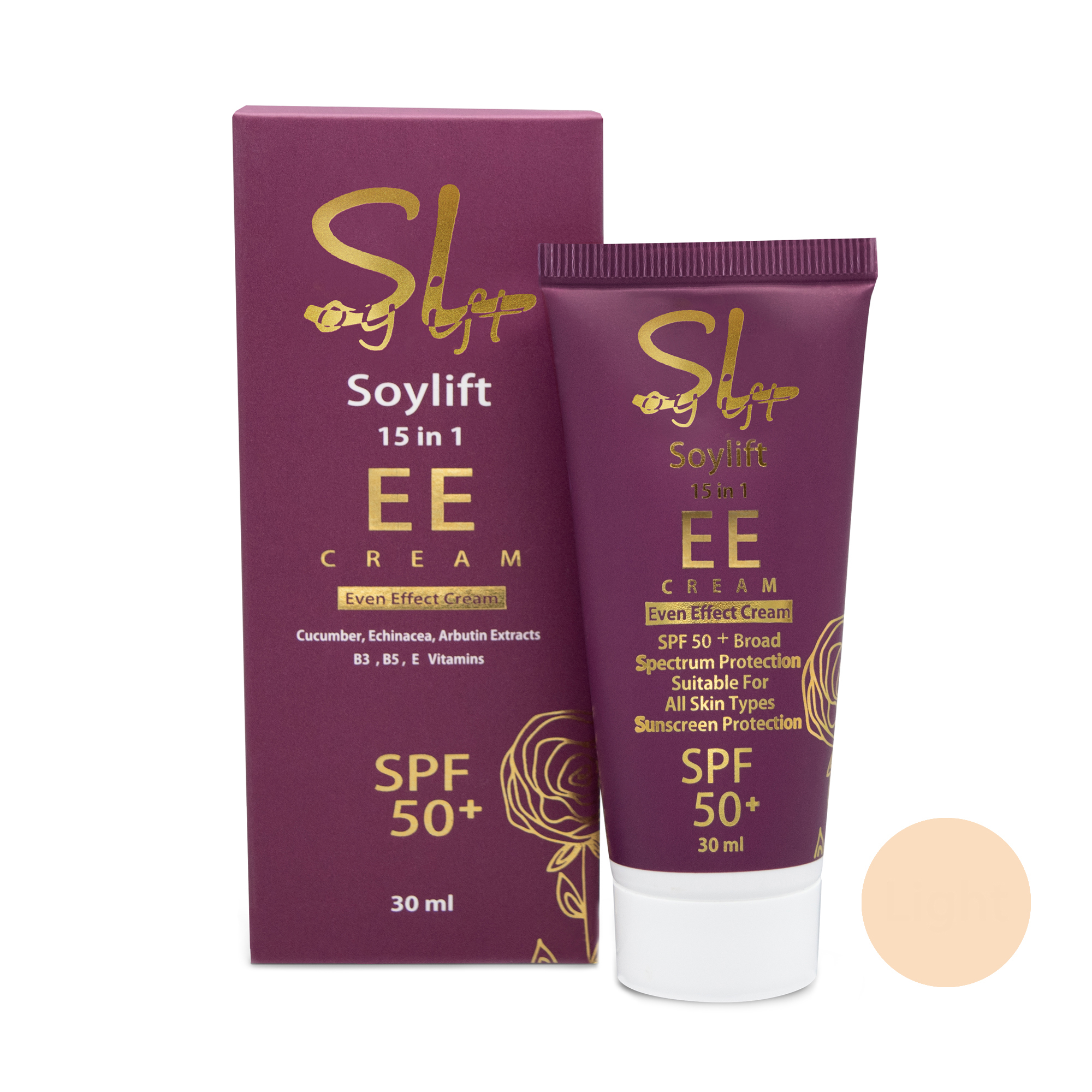 کرم ضد آفتاب سویلیفت مدل Even Efect light حجم 30 میلی لیتر