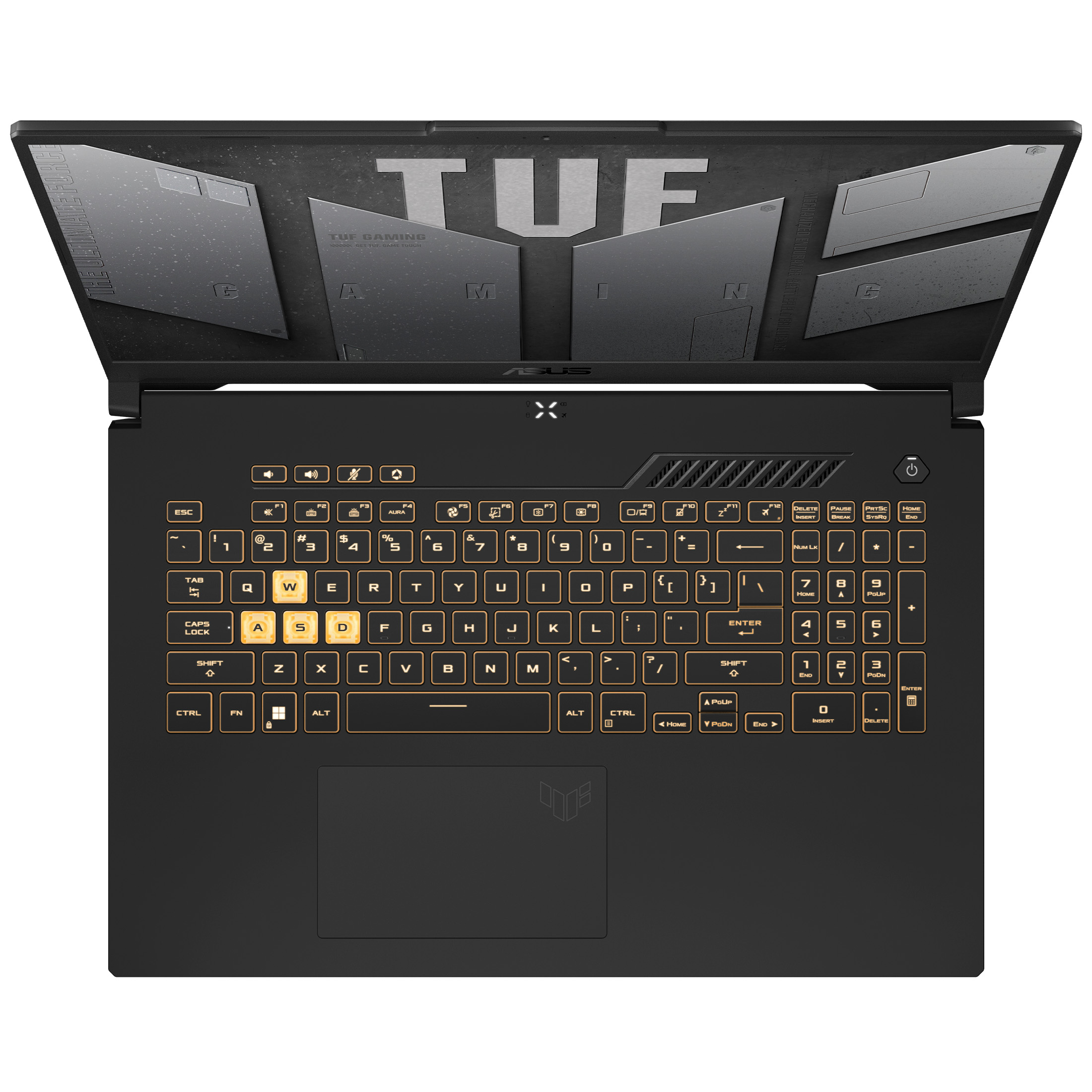 لپ تاپ 17.3 اینچی ایسوس مدل TUF Gaming F17 FX707ZC4-HX097-i5 12500H-16GB DDR4-512GB SSD-RTX3050-FHD-M