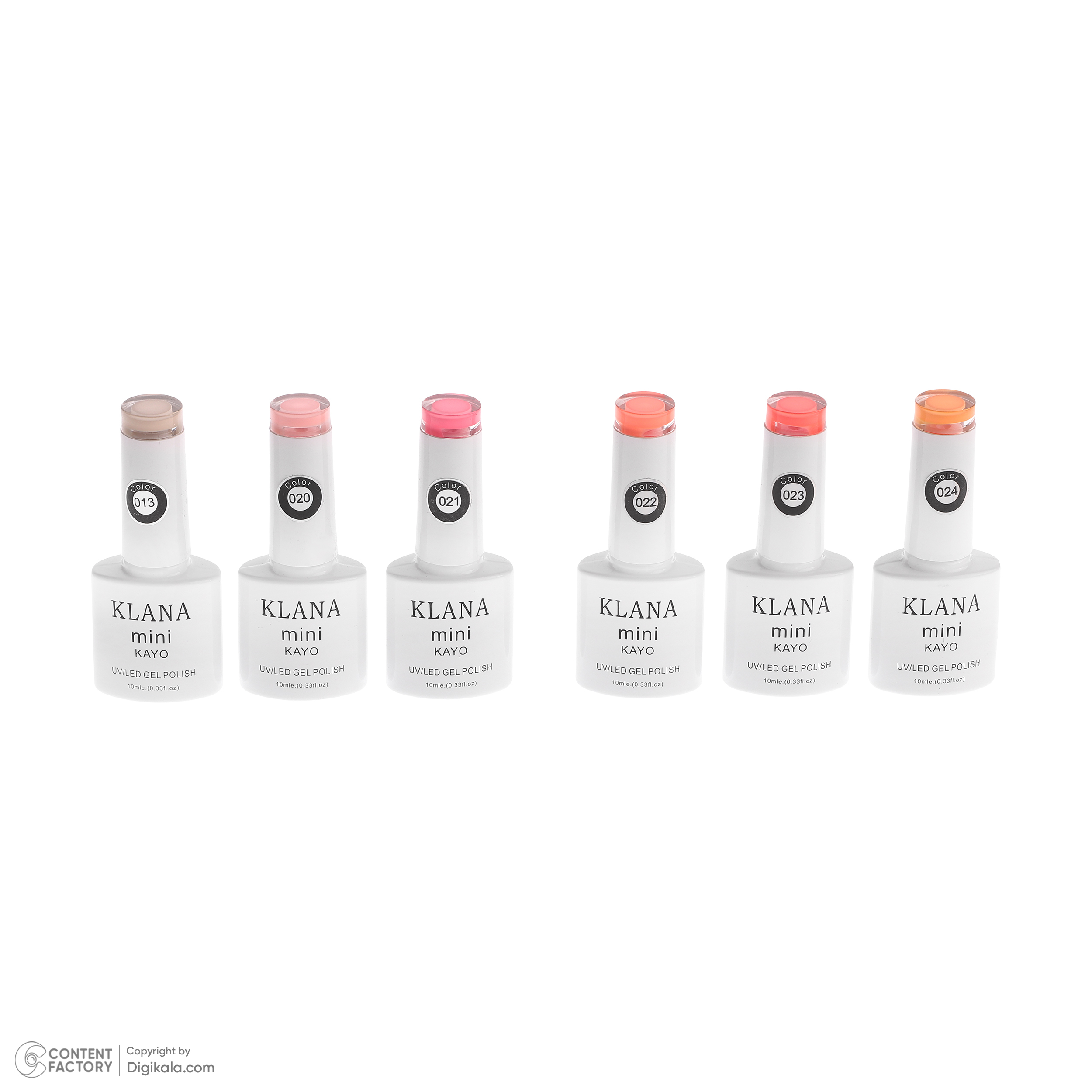 لاک ژل ناخن کلانا مدل لاکچری بسته 50 عددی