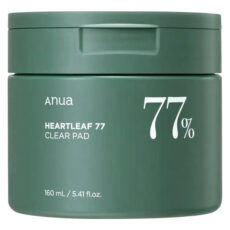 پد پاک کننده آرایش صورت آنوا مدل آبرسان هارتلیف 77% حجم 160 میلی لیتر بسته 70 عددی