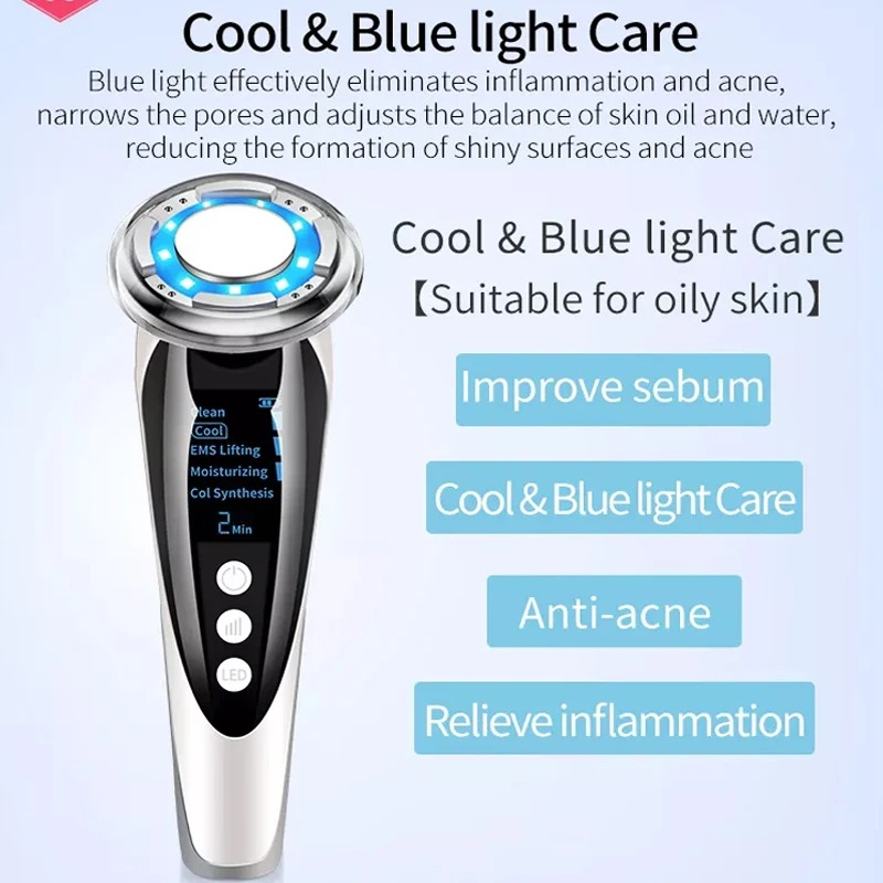 دستگاه جوانسازی مدل D022 EMS- Hot and Cool Skin Care