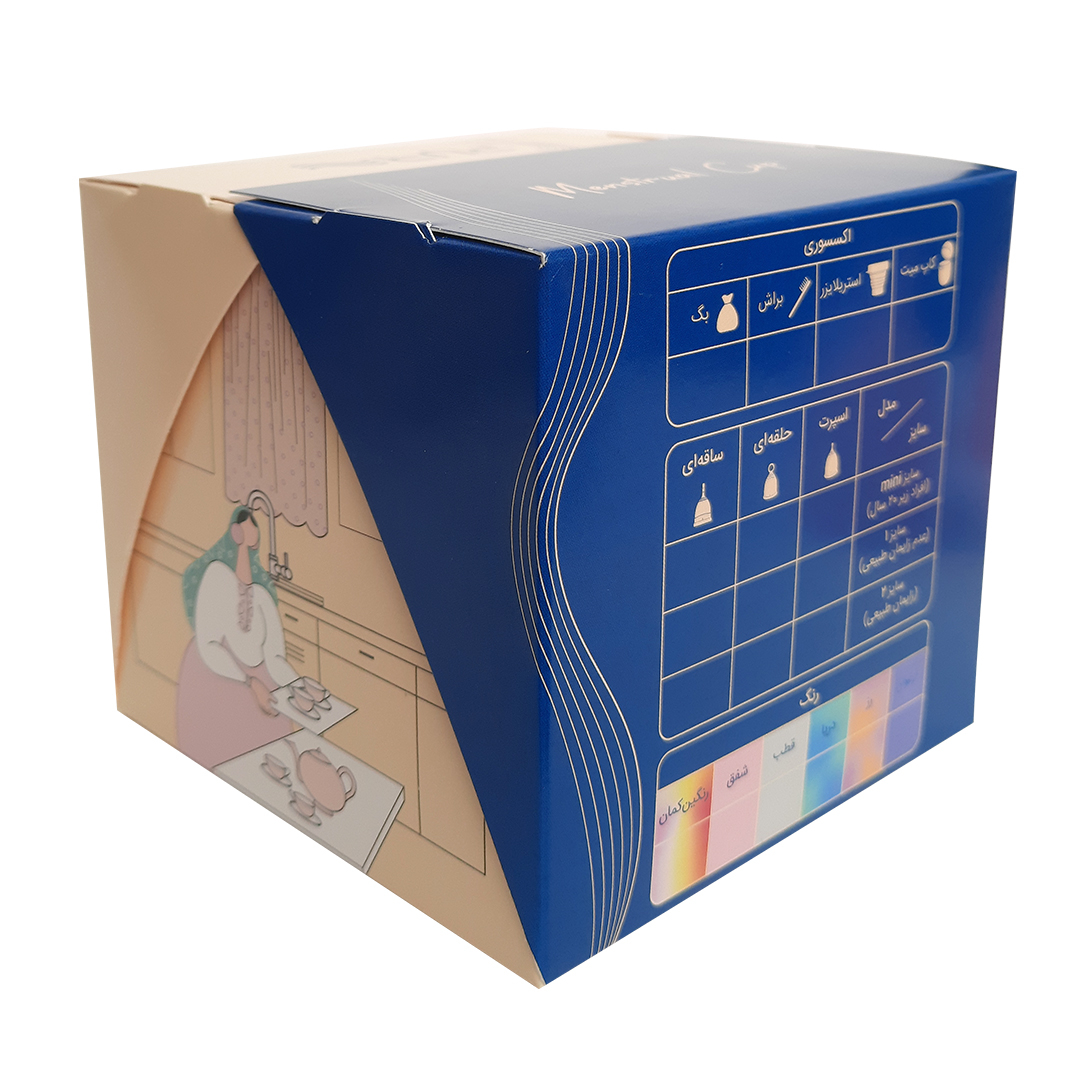 کاپ قاعدگی پیور مدل ساقه ای سایز متوسط