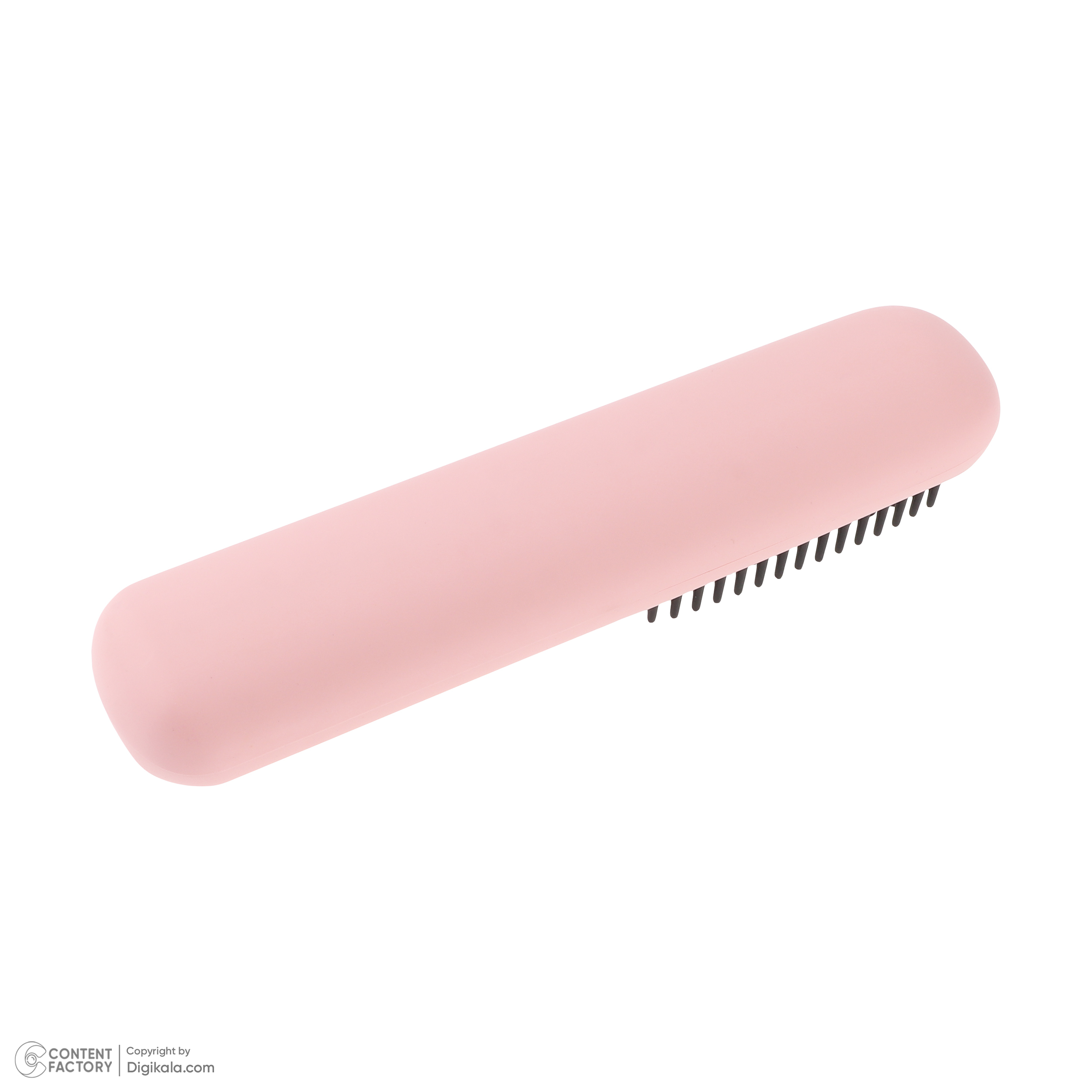 برس حرارتی مدل بیسیم کد S7، با صفحات متوسط از جنس سرامیک، دارای شانه و دو عدد کلیپس، گستره دما 180 تا 200 درجه سانتیگراد، به همراه کابل USB پنجاه سانتیمتری