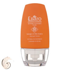 فلوئید ضد آفتاب بدون رنگ الارو SPF50 مدل Ultra Light تحت لیسانس محافظ UVA ،UVB، مرطوبکننده مناسب پوستهای چرب و مختلط حجم 50 میلیلیتر