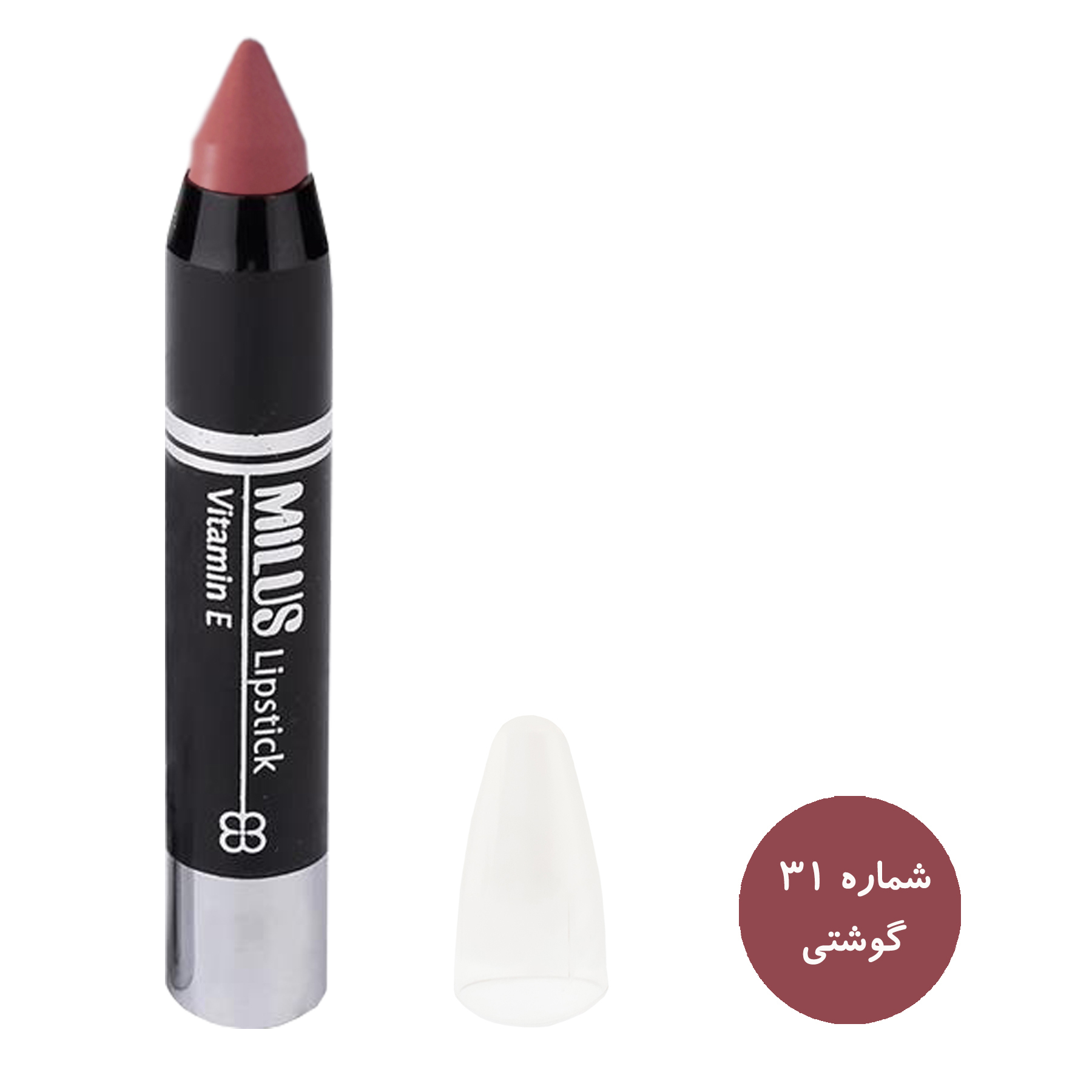 رژ لب مدادی میلوس مدل MIS1 مجموعه 6 عددی