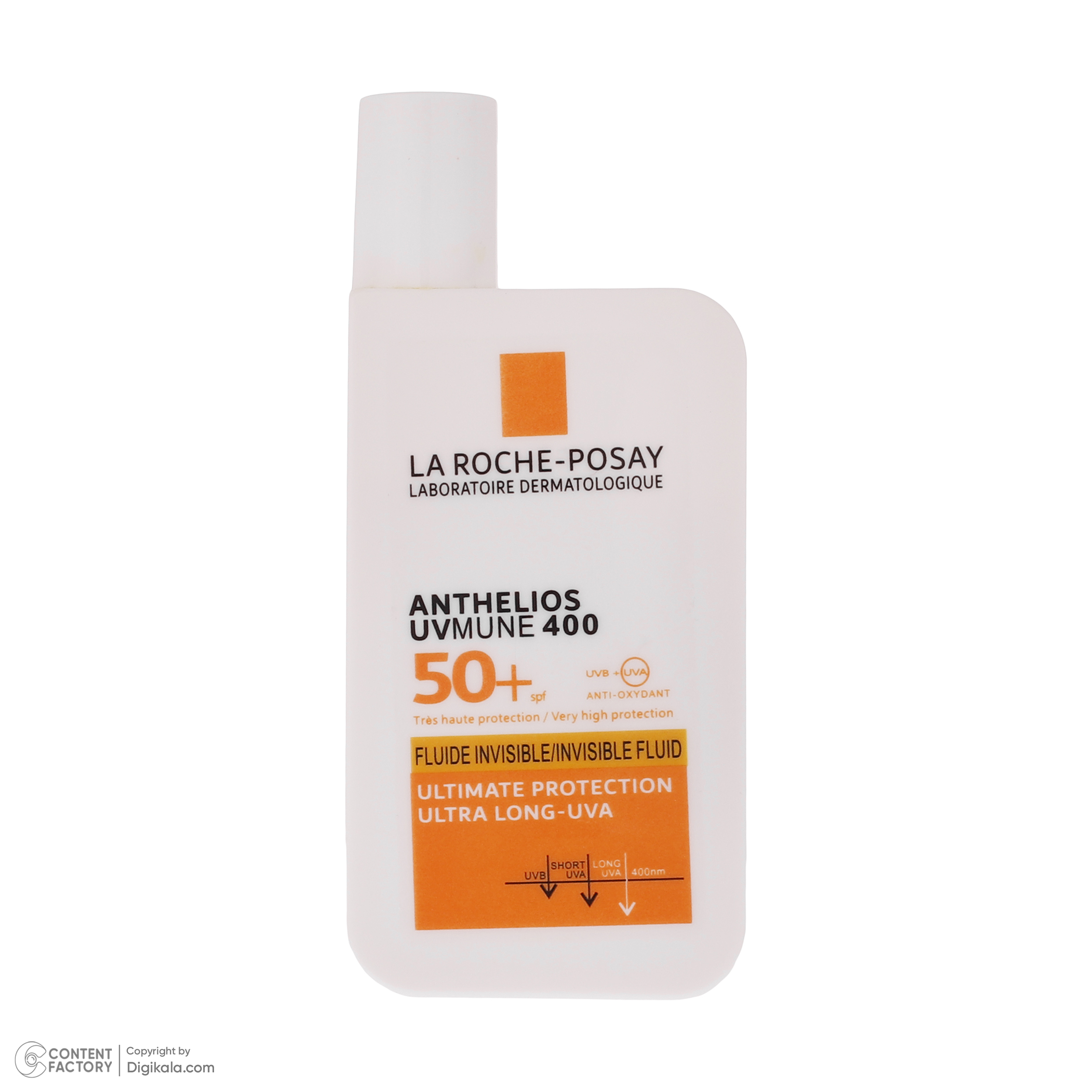 فلویید ضد آفتاب بدون رنگ لاروش پوزای SPF30 مدل Anthelios محافظ UVA ،UVB، مناسب انواع پوست حجم 50 میلی‌لیتر