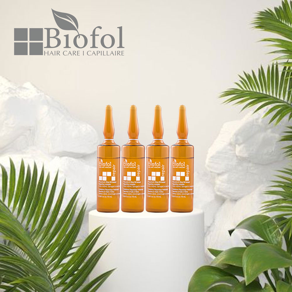 سرم مو بایوفول مدل ترمیم کننده حجم 19 میلی لیتر بسته 4 عددی