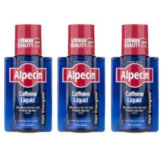 محلول تقویت کننده مو آلپسین مدل Caffeine حجم 200 میلی لیتر بسته 3 عددی